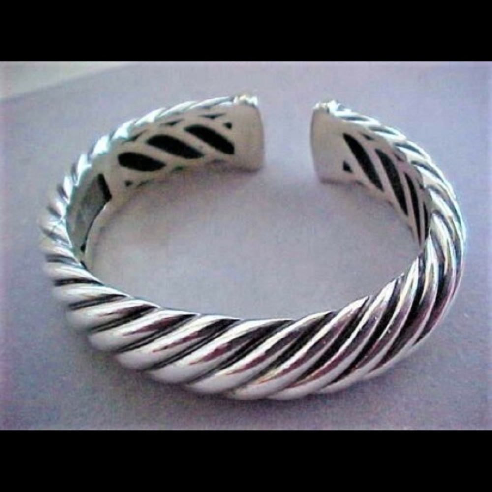 David Yurman 18k gold and silver bracelet